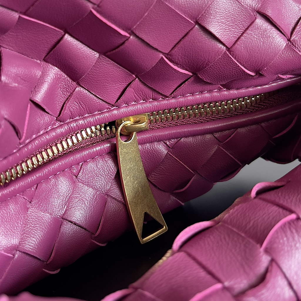 Bottega Veneta Mini Jodie top handle bag 651876 Lambskin Purple