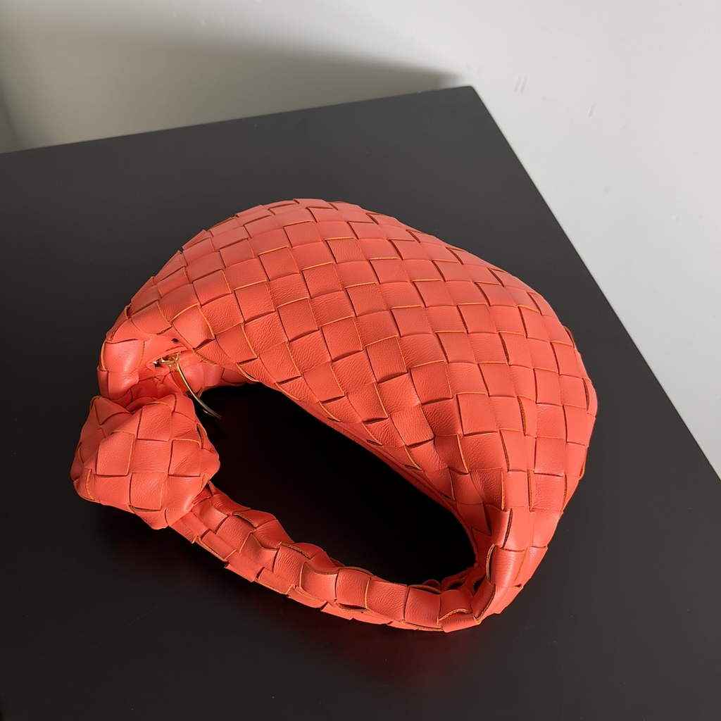 Bottega Veneta Mini Jodie top handle bag 651876 Lambskin Red