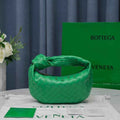Bottega Veneta Mini Jodie top handle bag 651876 Green Lambskin