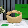 Bottega Veneta Mini Jodie top handle bag 651876 Lambskin Dark Beige