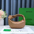 Bottega Veneta Mini Jodie top handle bag 651876 Brown Lambskin