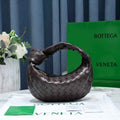 Bottega Veneta Mini Jodie top handle bag 651876 Lambskin Coffee