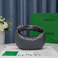 Bottega Veneta Mini Jodie top handle bag 651876 Dark Gray Lambskin