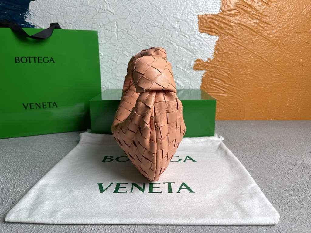 Bottega Veneta Mini Jodie top handle bag 651876 Lamb skin Light Pink