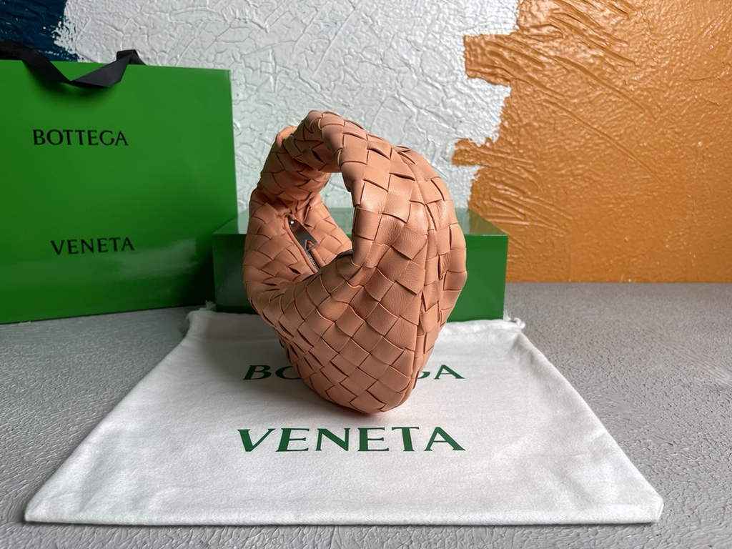 Bottega Veneta Mini Jodie top handle bag 651876 Lamb skin Light Pink
