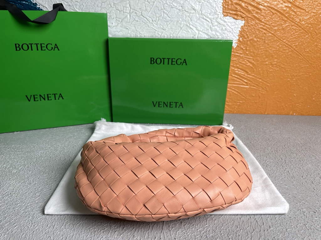 Bottega Veneta Mini Jodie top handle bag 651876 Lamb skin Light Pink