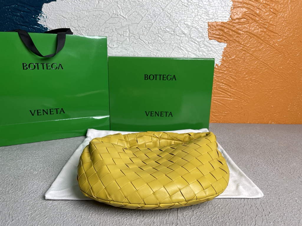 Bottega Veneta Mini Jodie top handle bag 651876 Lamb skin Yellow