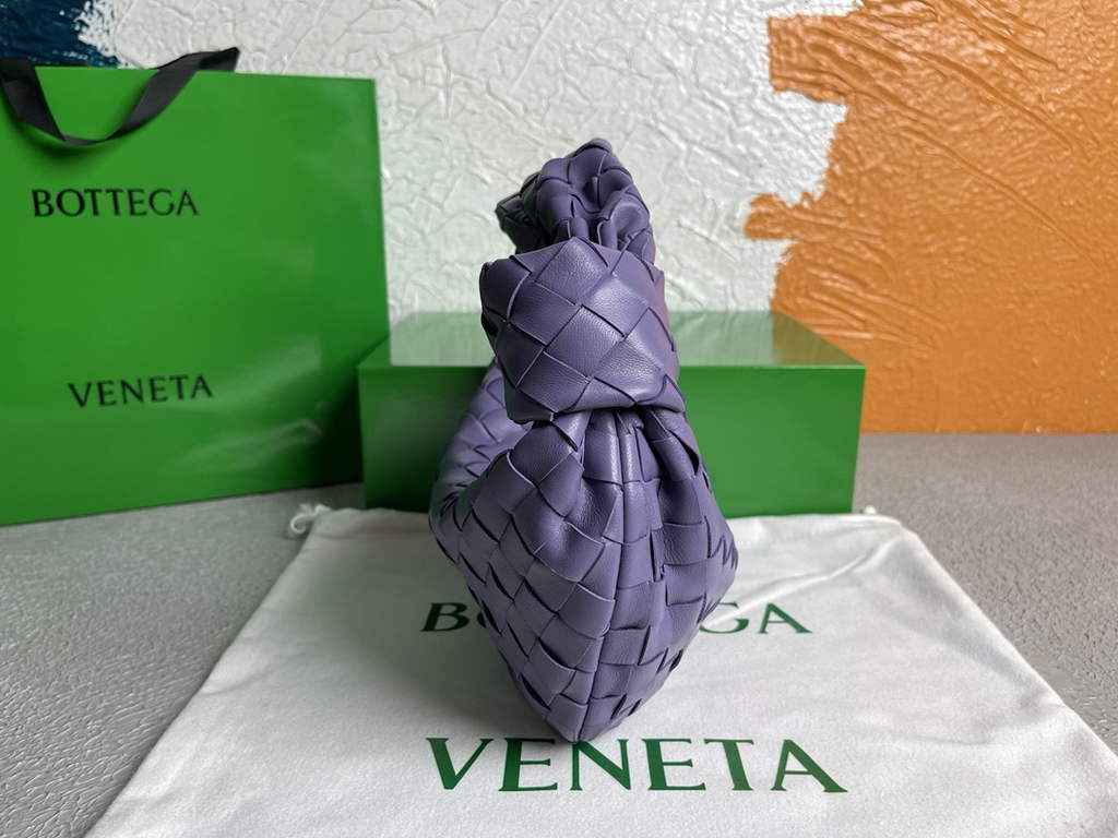 Bottega Veneta Mini Jodie top handle bag 651876 Lamb skin Purple