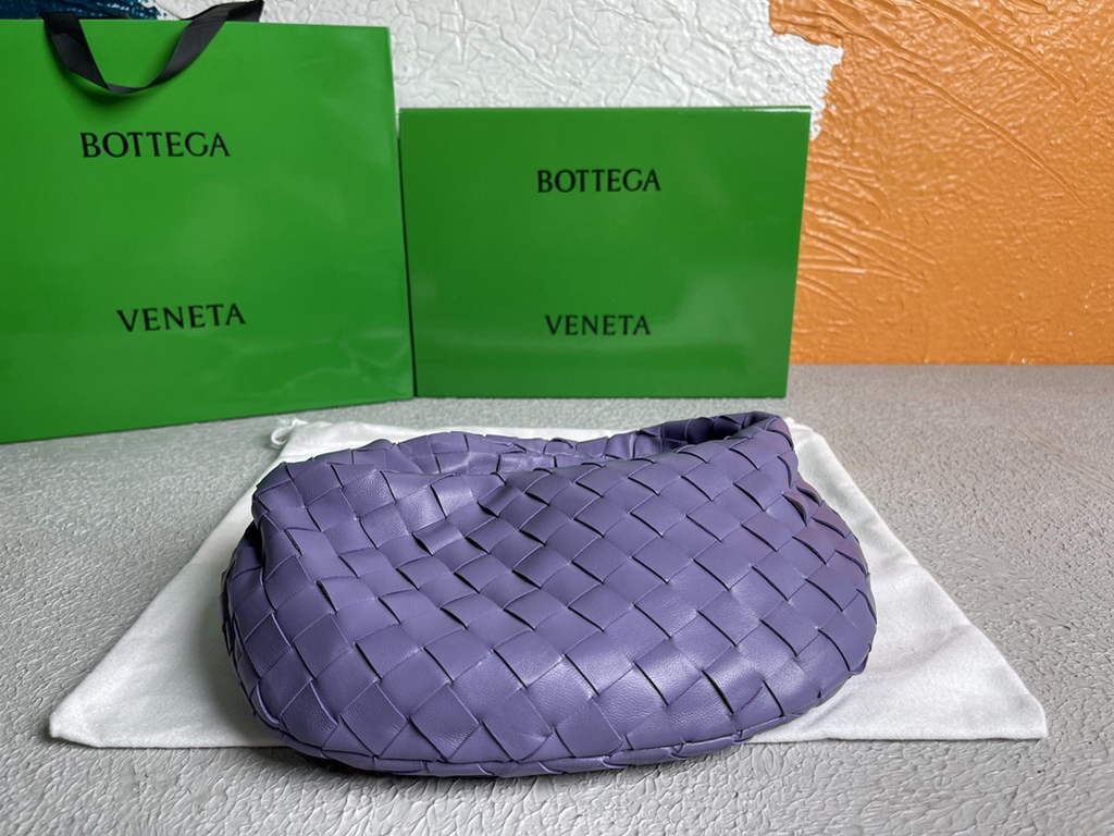 Bottega Veneta Mini Jodie top handle bag 651876 Lamb skin Purple