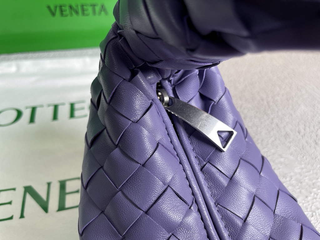 Bottega Veneta Mini Jodie top handle bag 651876 Lamb skin Purple