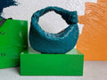 Bottega Veneta Mini Jodie top handle bag 651876 Lamb skin Blue