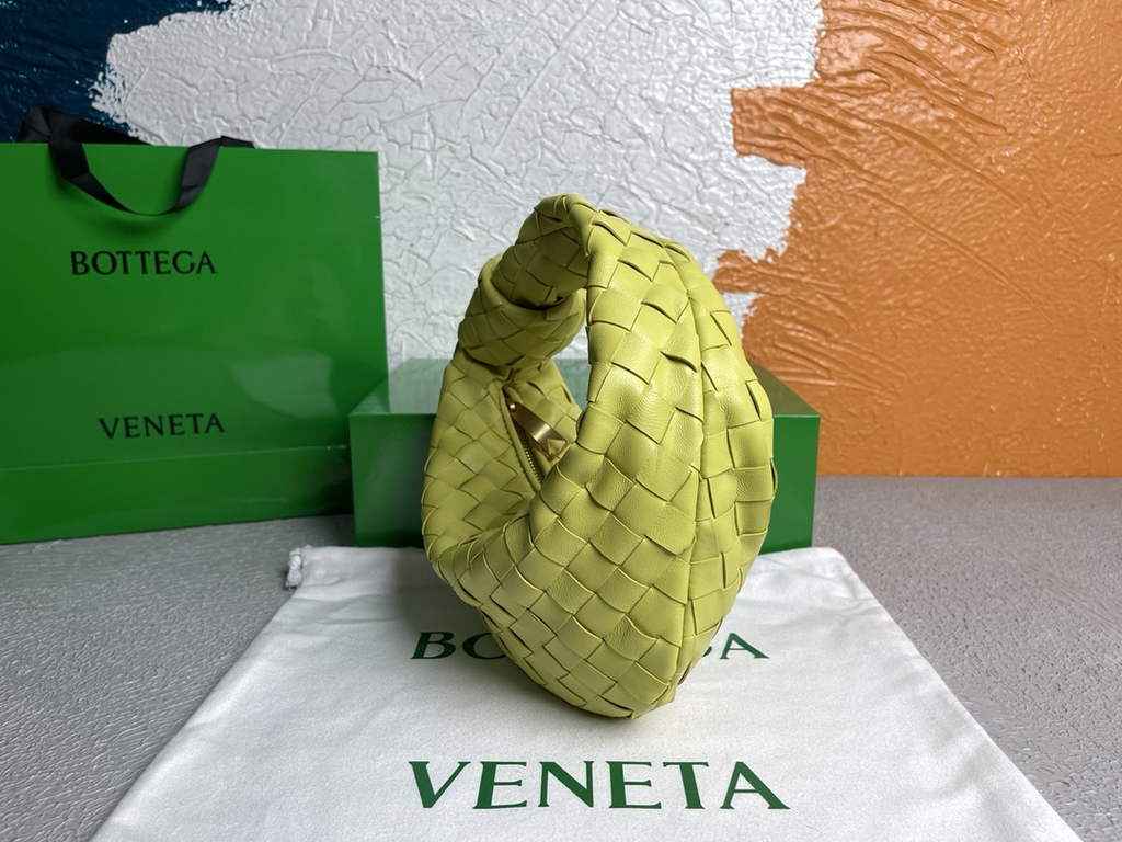 Bottega Veneta Mini Jodie top handle bag 651876 Lamb skin Lemon Yellow