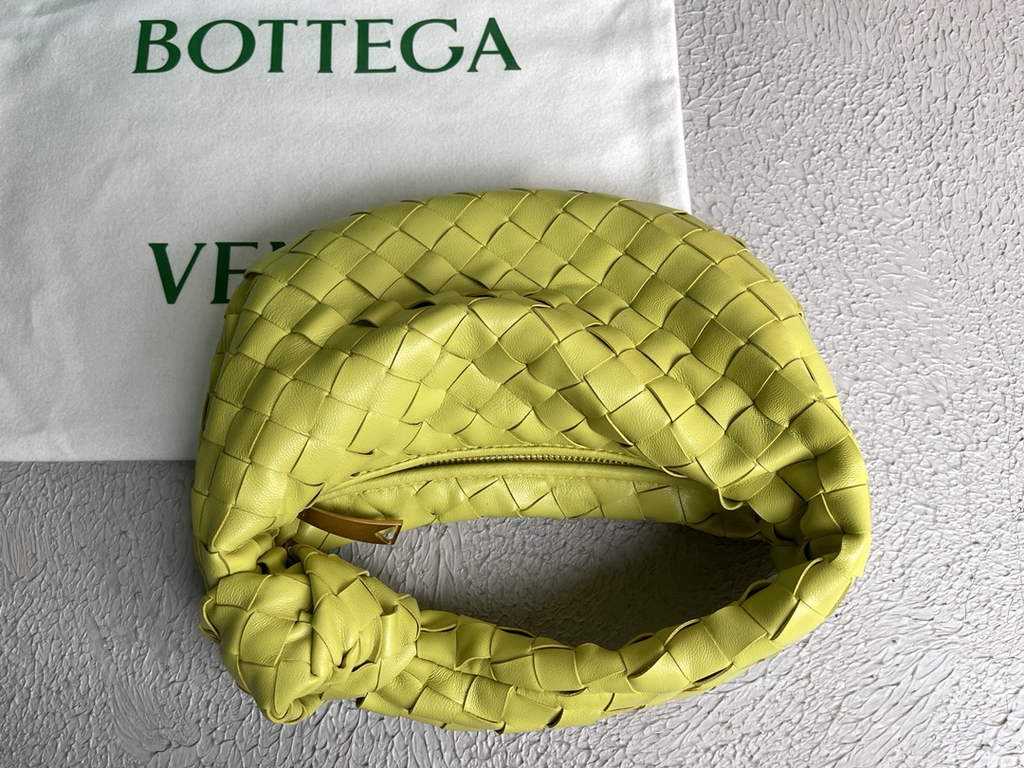 Bottega Veneta Mini Jodie top handle bag 651876 Lamb skin Lemon Yellow