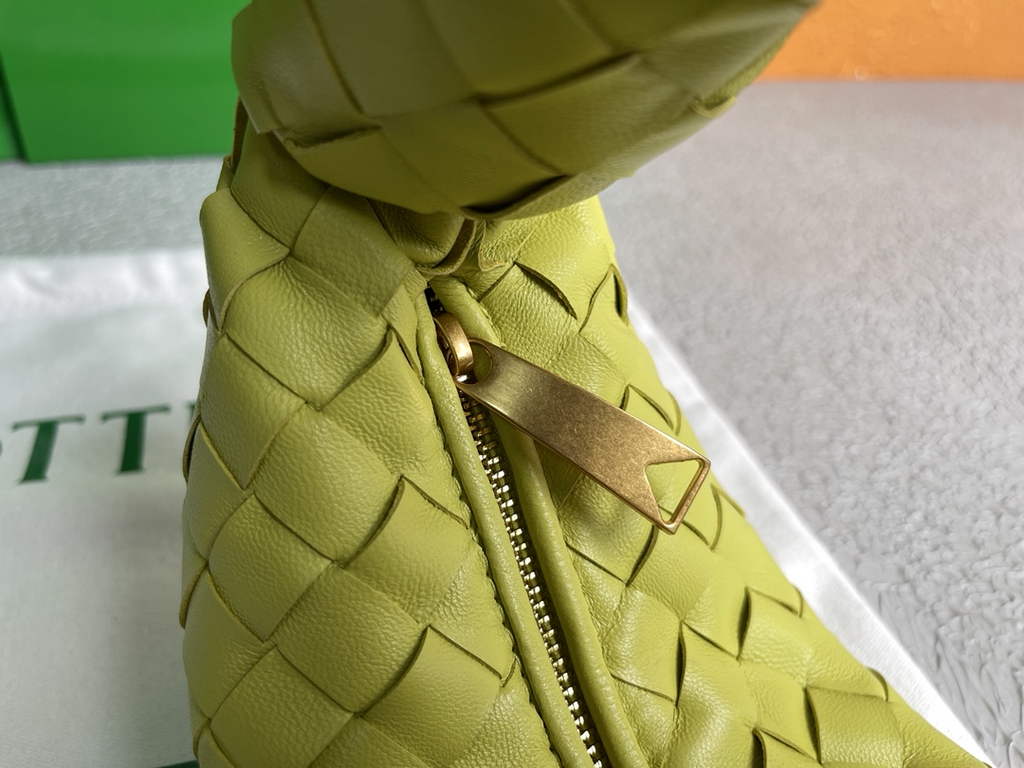 Bottega Veneta Mini Jodie top handle bag 651876 Lamb skin Lemon Yellow