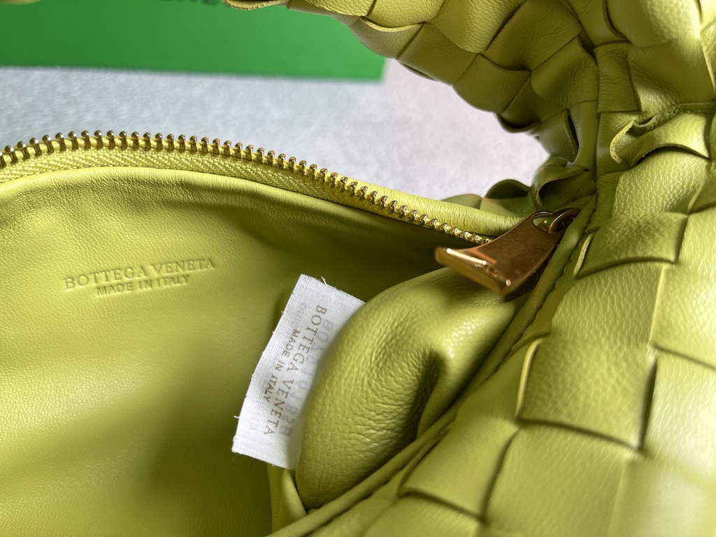Bottega Veneta Mini Jodie top handle bag 651876 Lamb skin Lemon Yellow