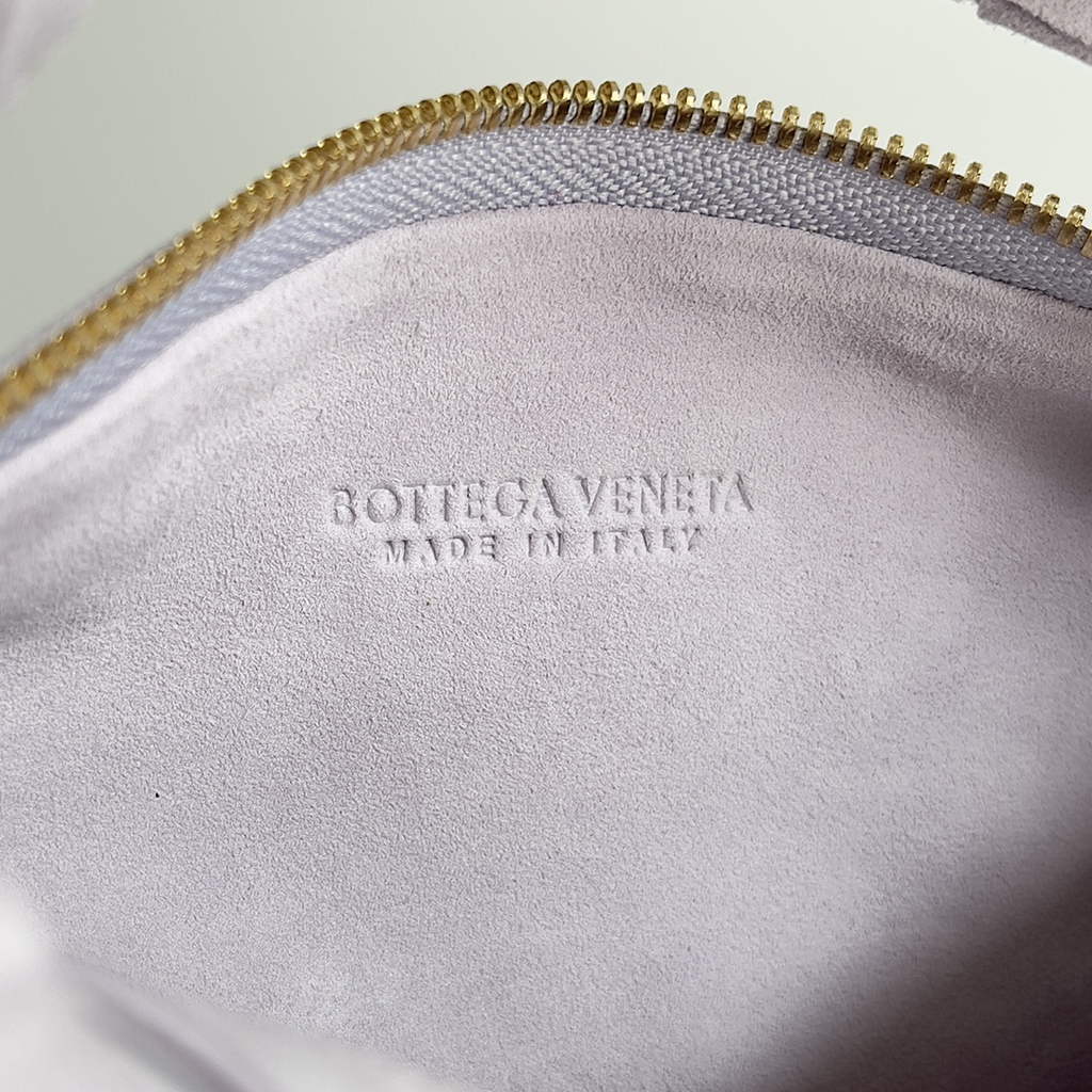 Bottega Veneta Mini Jodie top handle bag 651876 Suede Beige