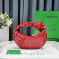 Bottega Veneta Mini Jodie top handle bag 651876 red Light skin leather