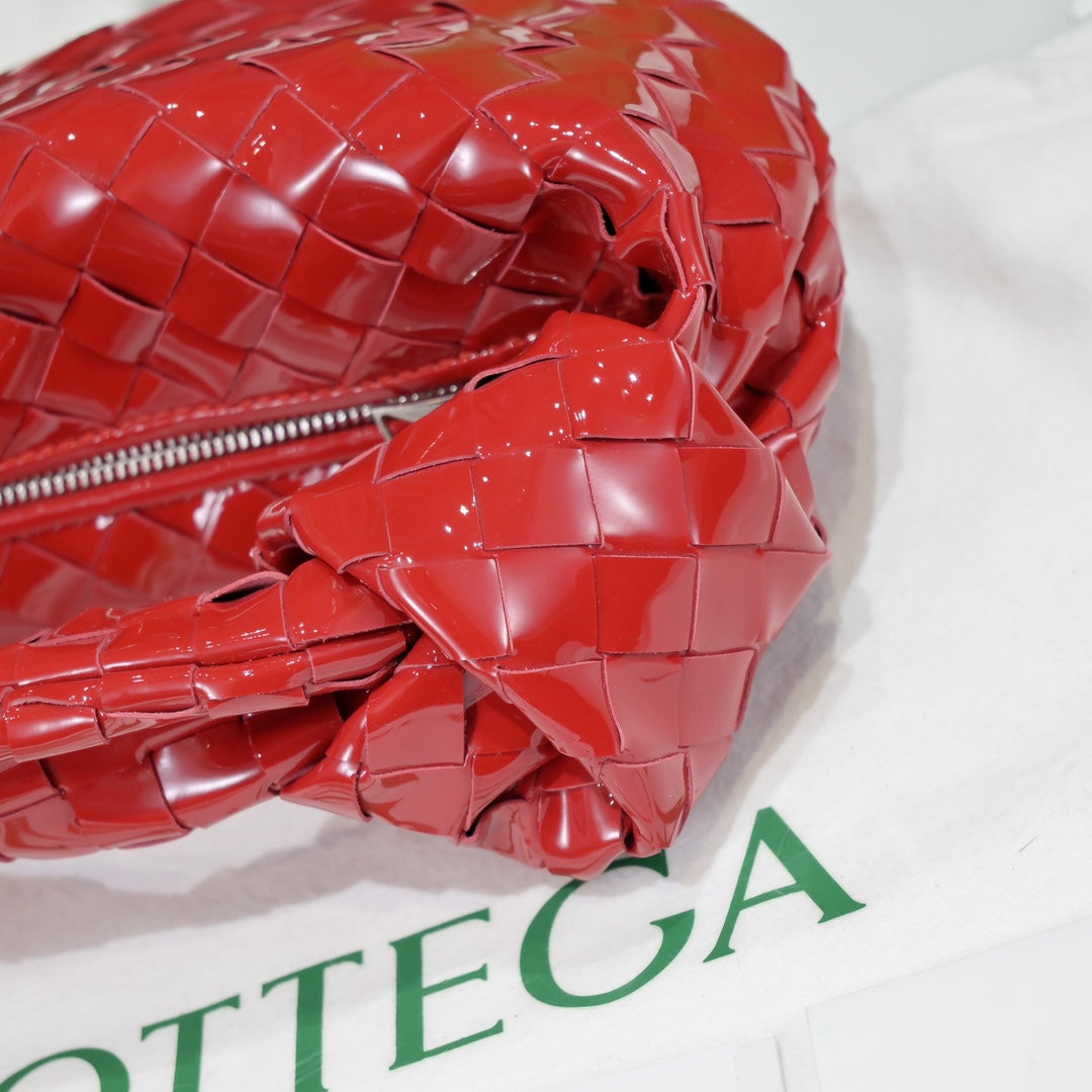 Bottega Veneta Mini Jodie top handle bag 651876 red Light skin leather