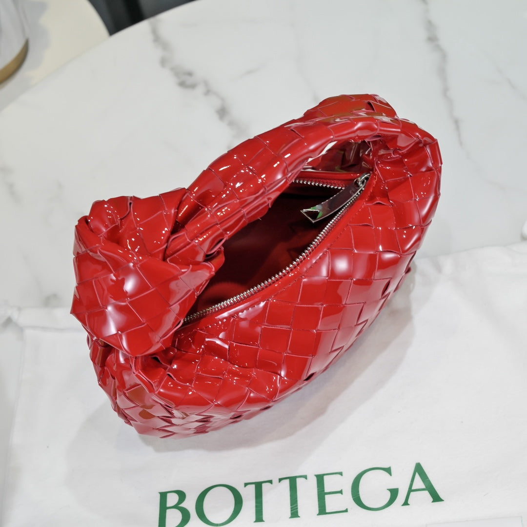 Bottega Veneta Mini Jodie top handle bag 651876 red Light skin leather