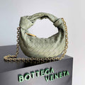 Bottega Veneta Mini Jodie top handle bag 709562 Calfskin Light Green