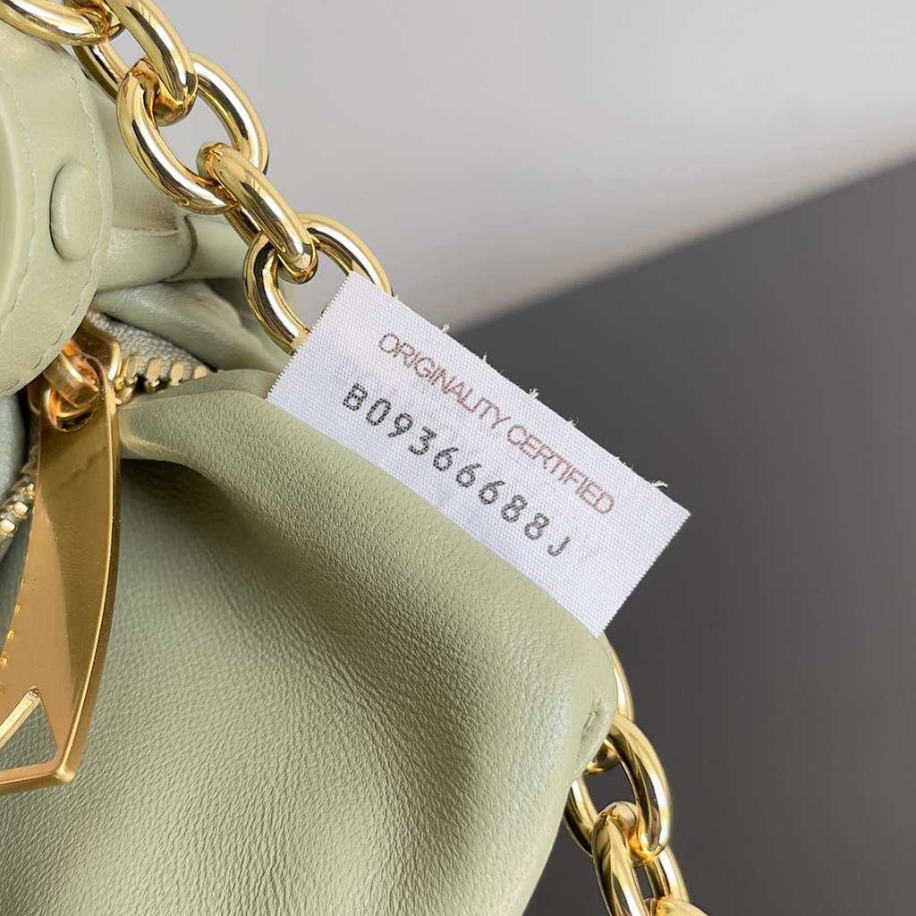 Bottega Veneta Mini Jodie top handle bag 709562 Calfskin Light Green