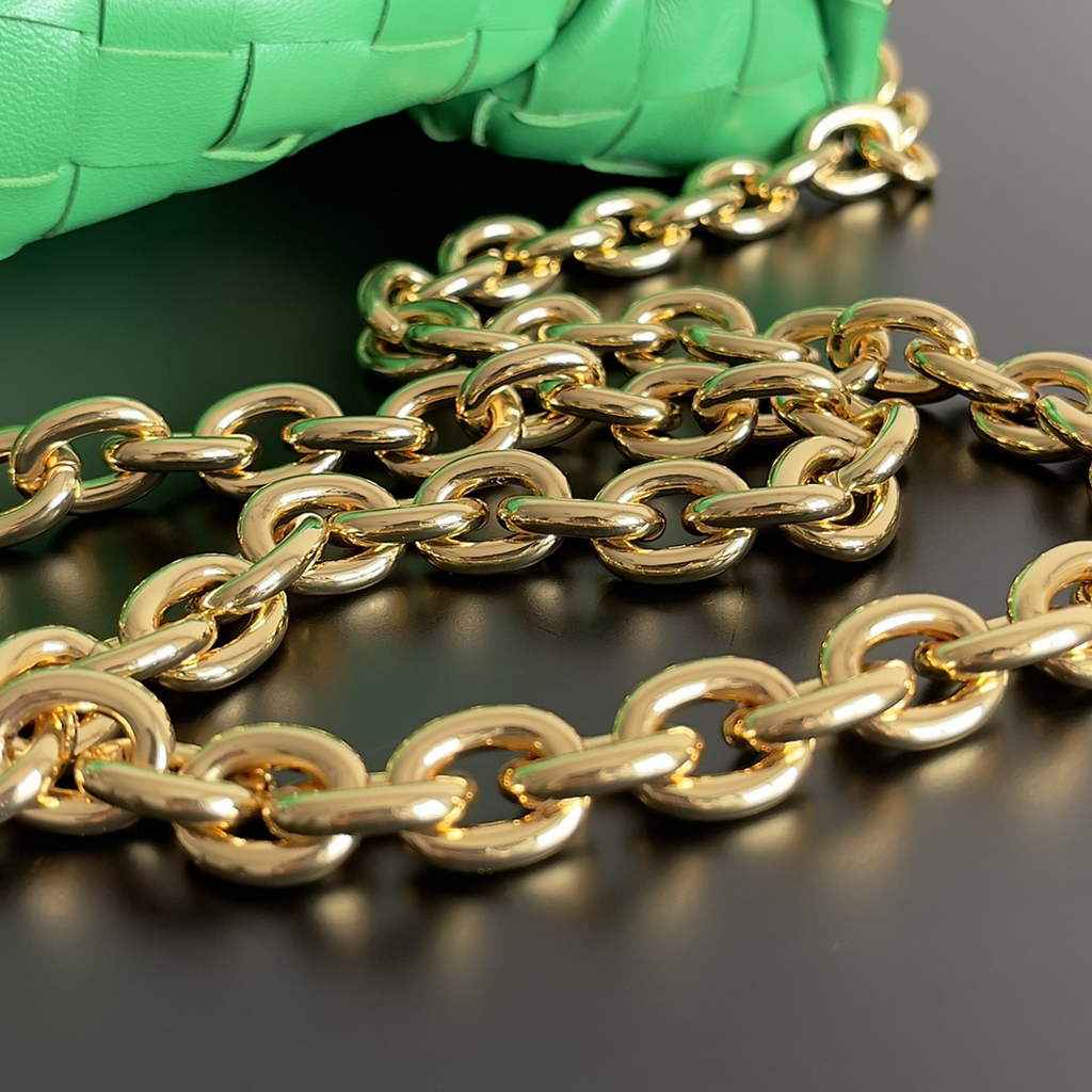 Bottega Veneta Mini Jodie top handle bag 709562 Calfskin Green