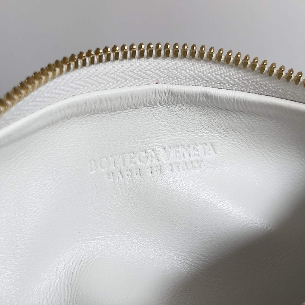 Bottega Veneta Mini Jodie top handle bag 709562 Calfskin White