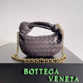 Bottega Veneta Mini Jodie top handle bag 709562 Calfskin Dark Purple