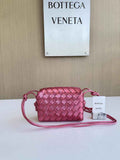 Bottega Veneta Mini Loop Camera Cross-Body Bag 680254 Plum