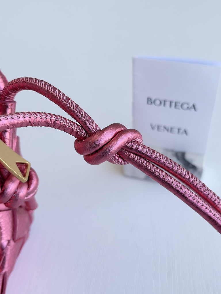 Bottega Veneta Mini Loop Camera Cross-Body Bag 680254 Plum