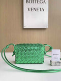 Bottega Veneta Mini Loop Camera Cross-Body Bag 680254 Green