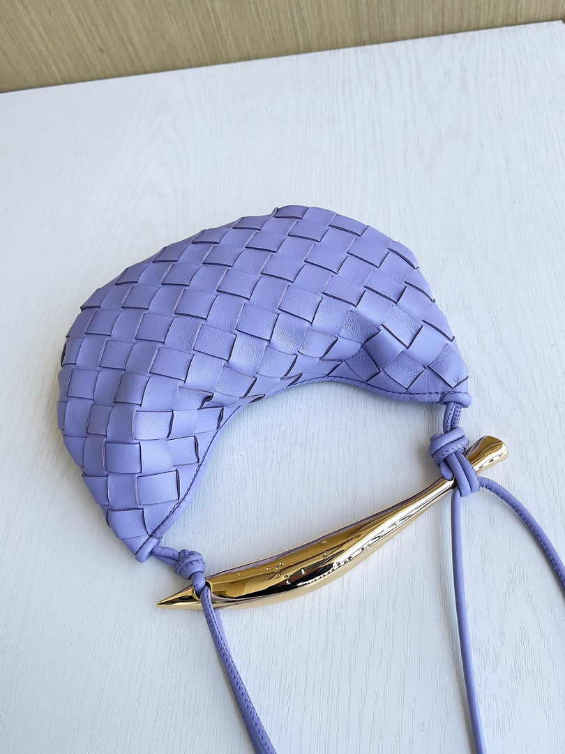Bottega Veneta Mini Sardine 744267 Lambskin Purple