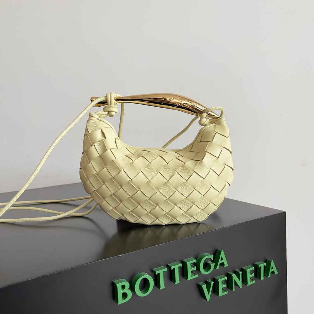Bottega Veneta Mini Sardine 744267 Lambskin Yellow