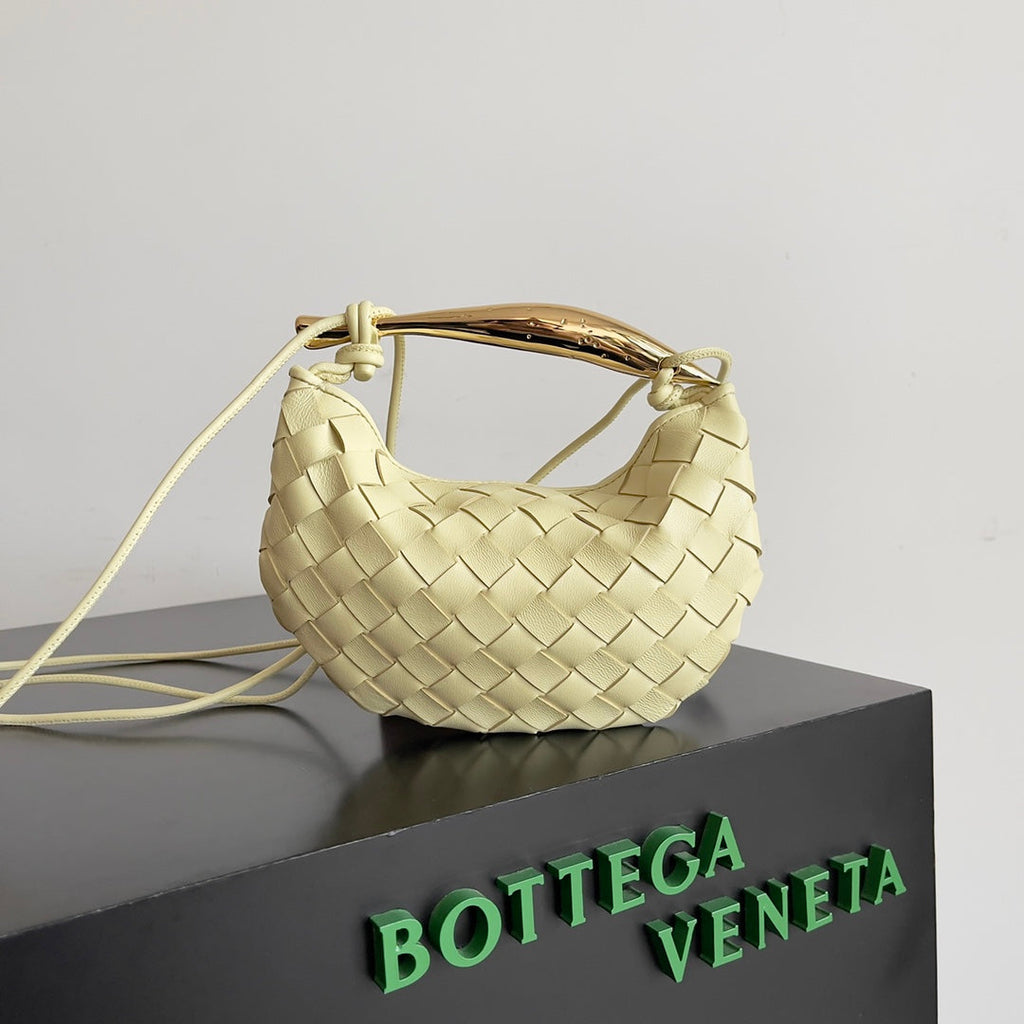 Bottega Veneta Mini Sardine 744267 Lambskin Yellow