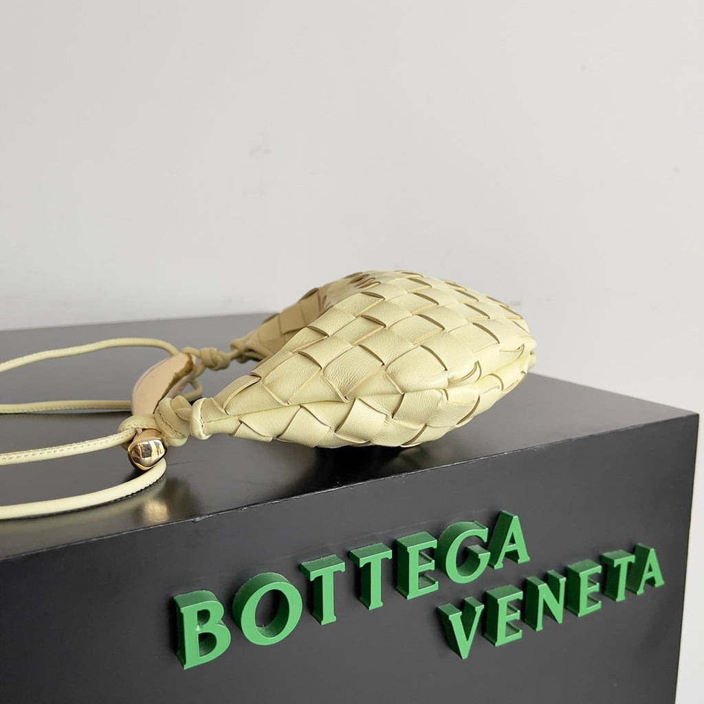 Bottega Veneta Mini Sardine 744267 Lambskin Yellow