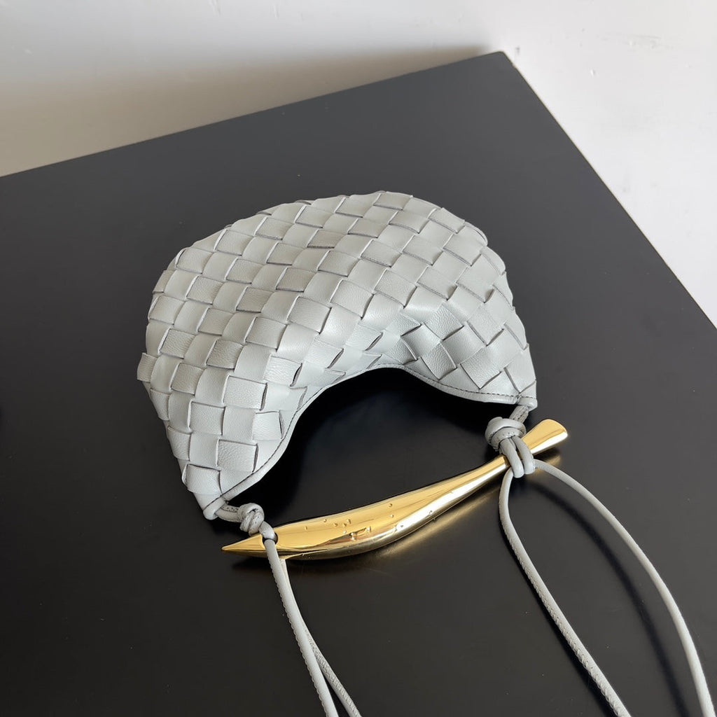 Bottega Veneta Mini Sardine 744267 Lambskin Gray