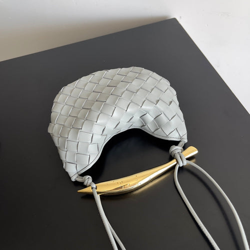 Bottega Veneta Mini Sardine 744267 Lambskin Gray