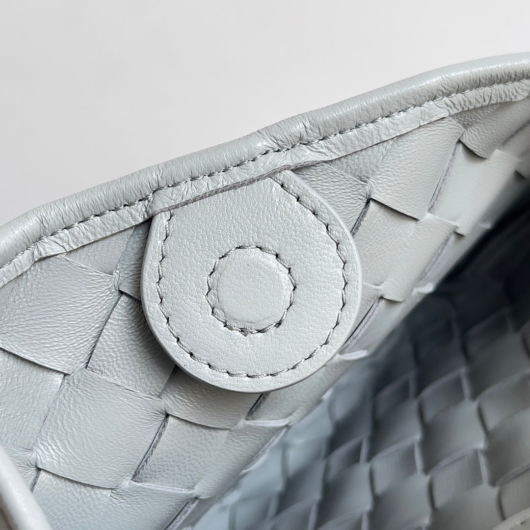 Bottega Veneta Mini Sardine 744267 Lambskin Gray