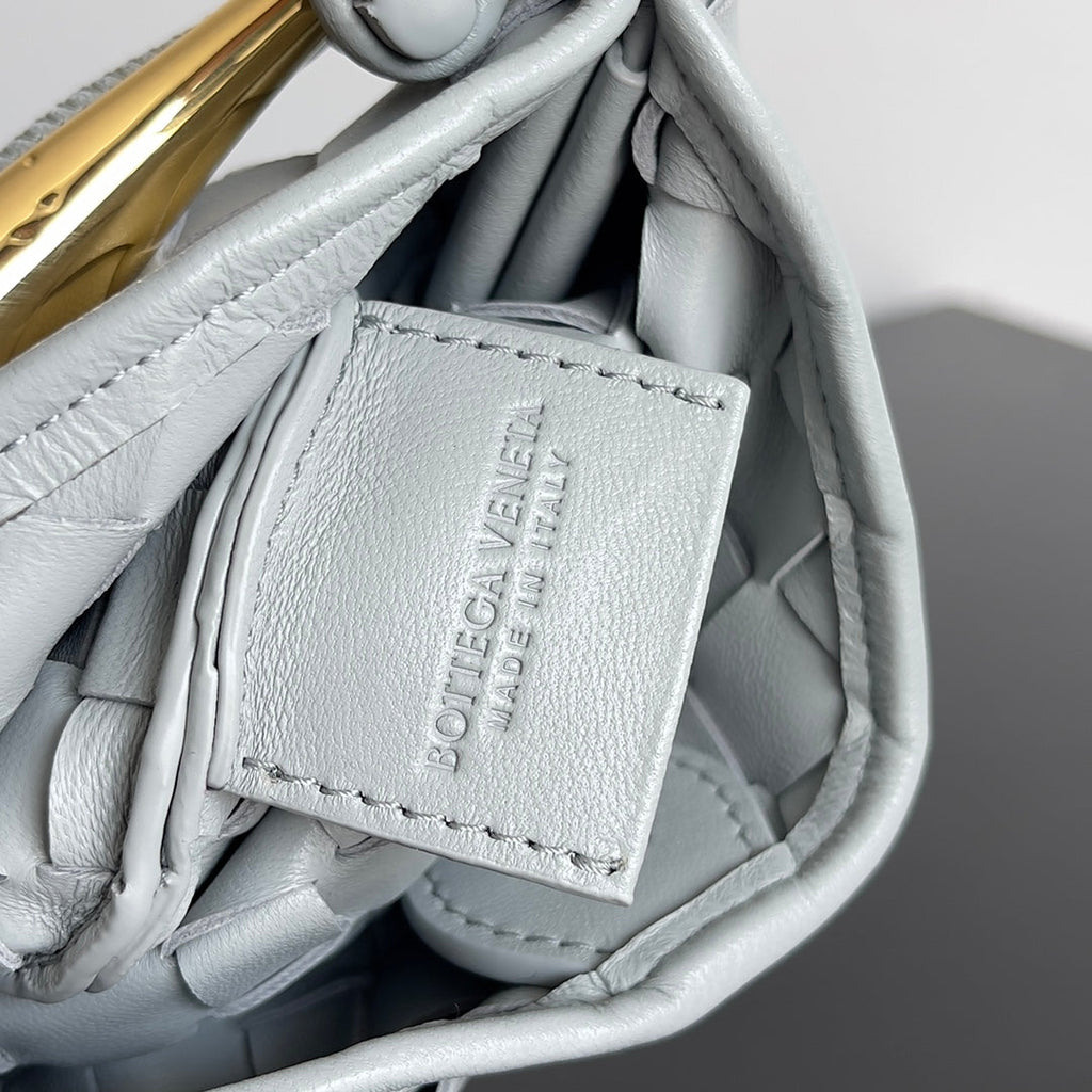 Bottega Veneta Mini Sardine 744267 Lambskin Gray