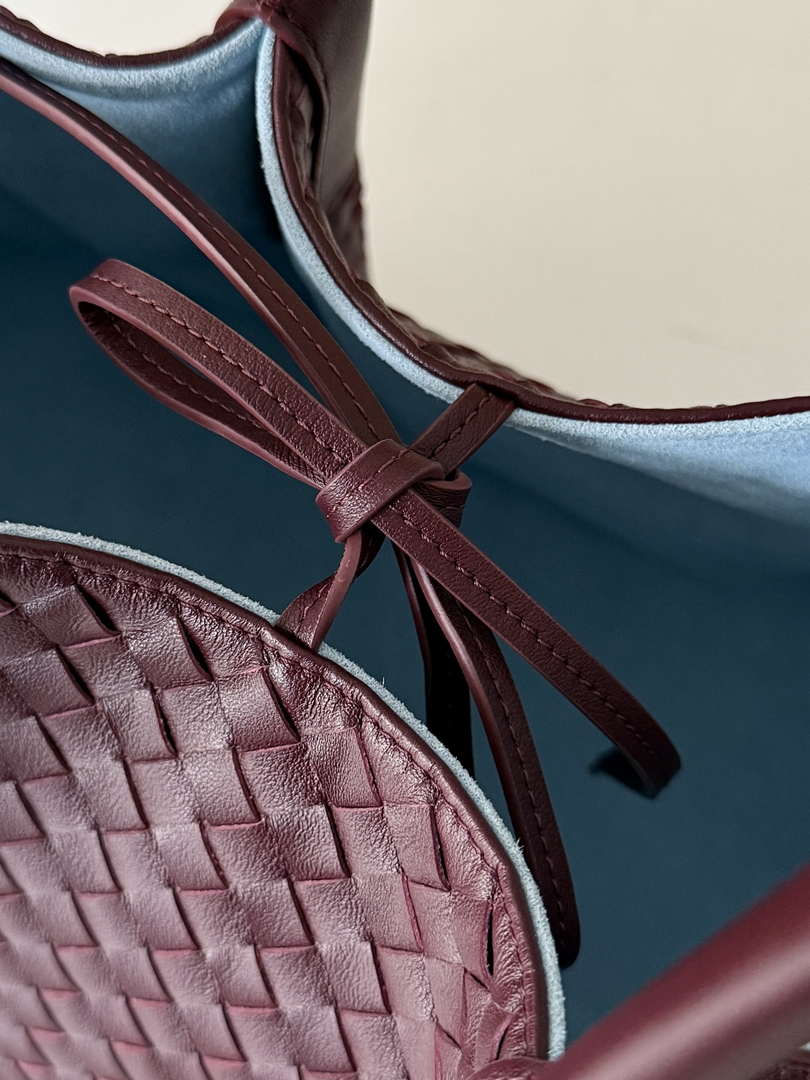 Bottega Veneta Pinacoteca Bag 817166 Wine Red calfskin