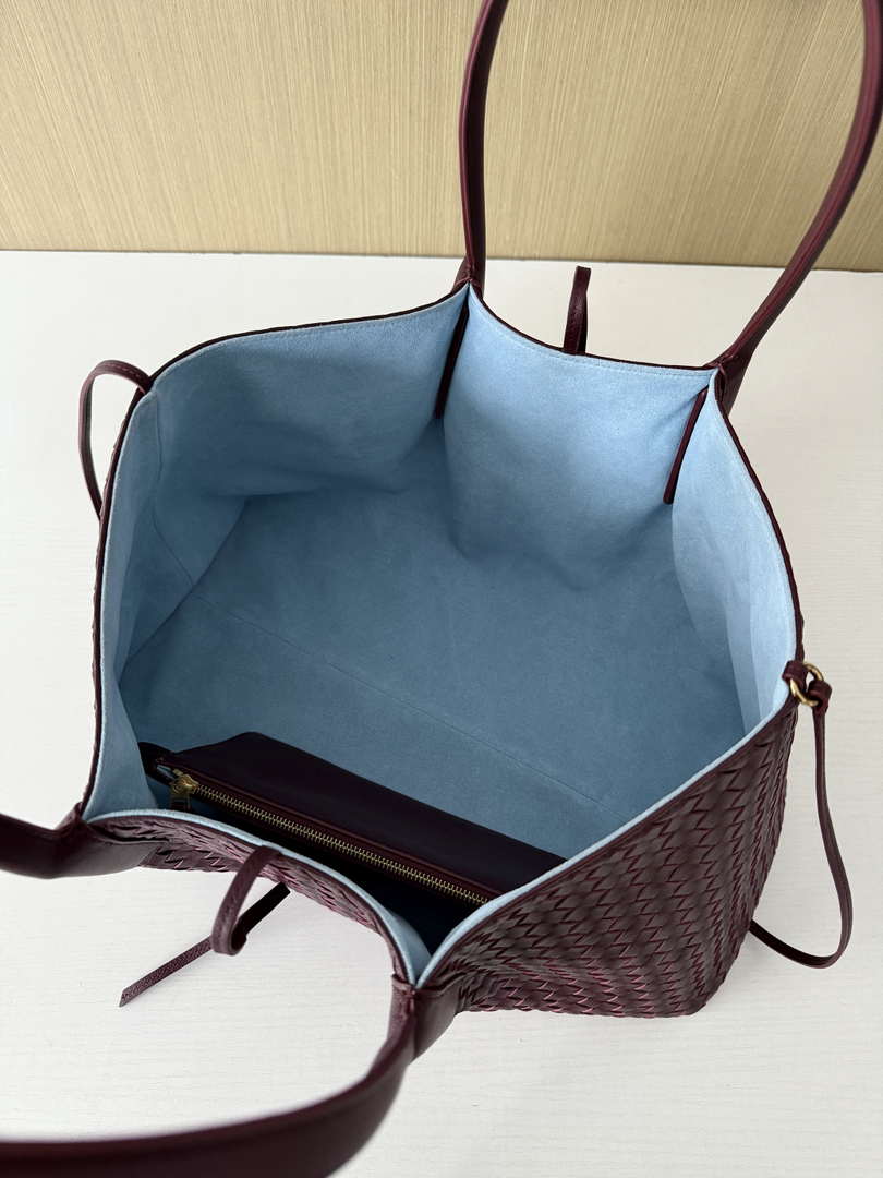 Bottega Veneta Pinacoteca Bag 817166 Wine Red calfskin
