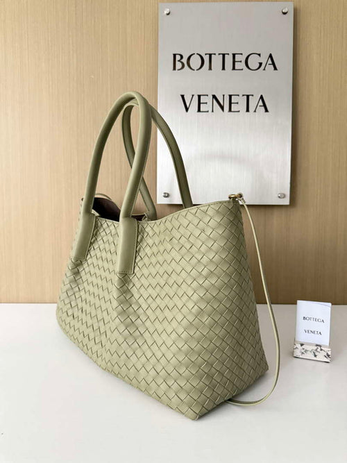 Bottega Veneta Pinacoteca Bag 817166 Green calfskin