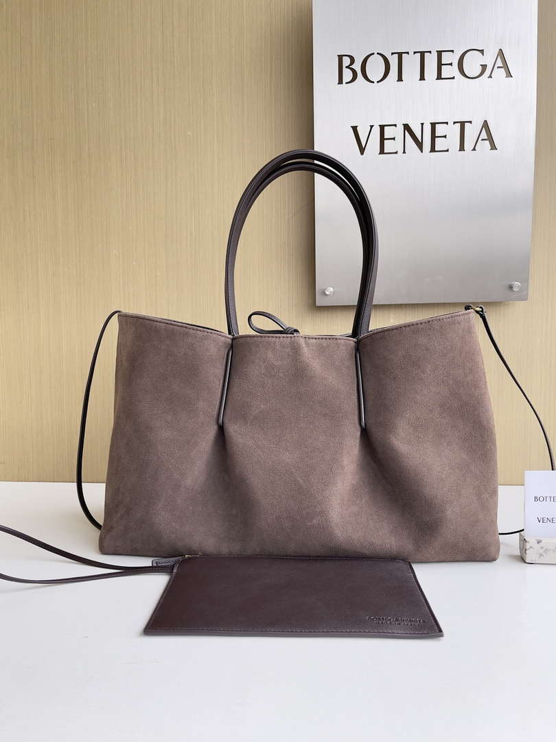 Bottega Veneta Pinacoteca Bag 817166 Coffee calfskin