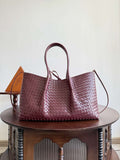 Bottega Veneta Pinacoteca Bag 817166 Wine Red Brown calfskin