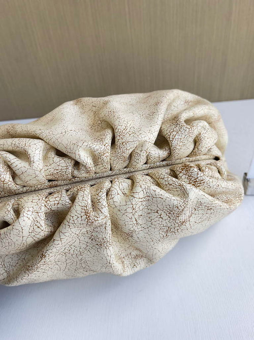 Bottega Veneta Pouch 576227 Beige Calfskin