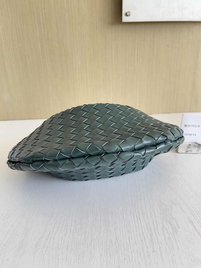 Bottega Veneta Sardine 716082 Lambskin Dark Green