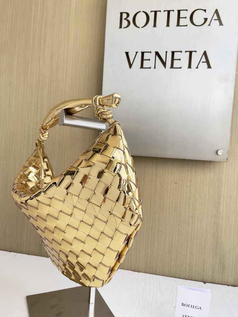 Bottega Veneta Sardine 716082 Lambskin Gold