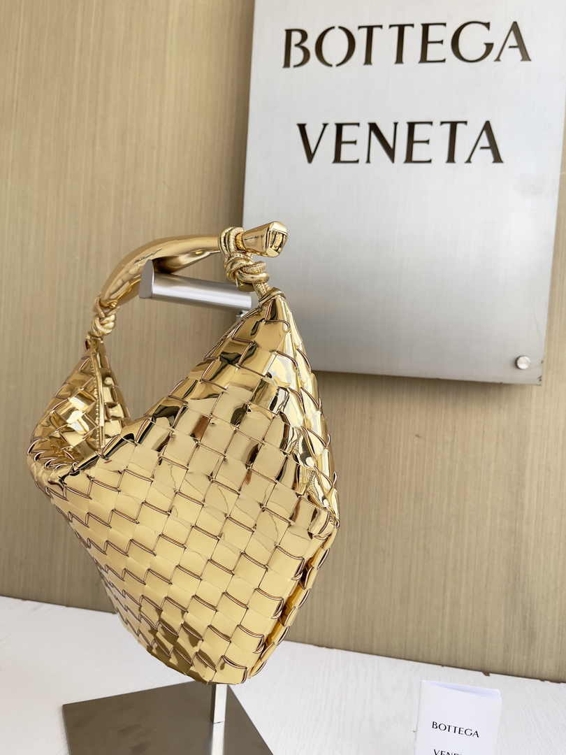 Bottega Veneta Sardine 716082 Lambskin Gold