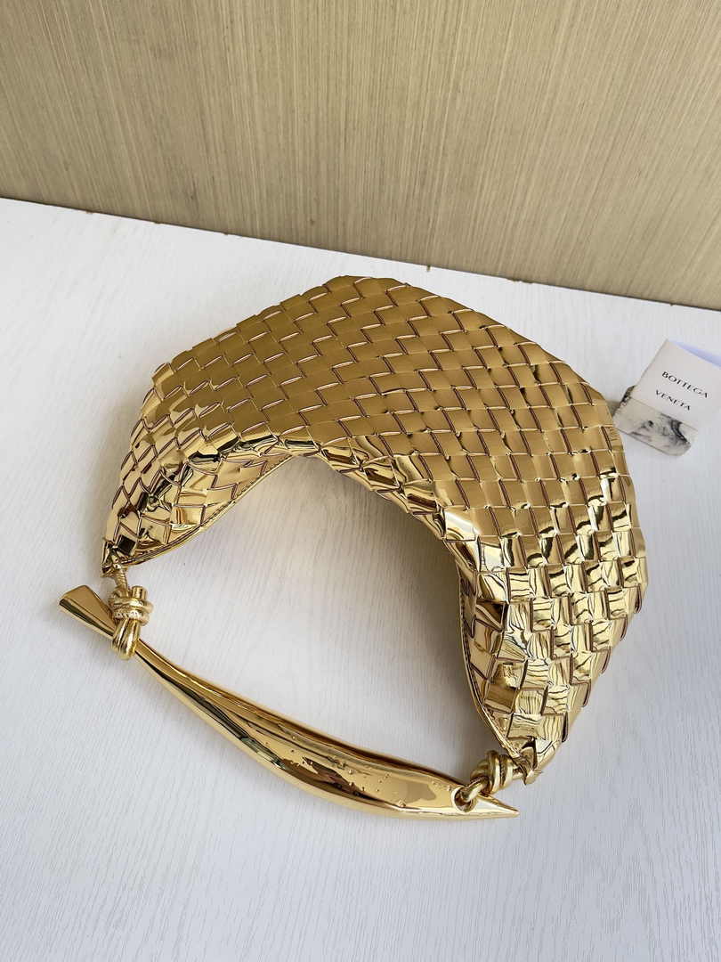 Bottega Veneta Sardine 716082 Lambskin Gold