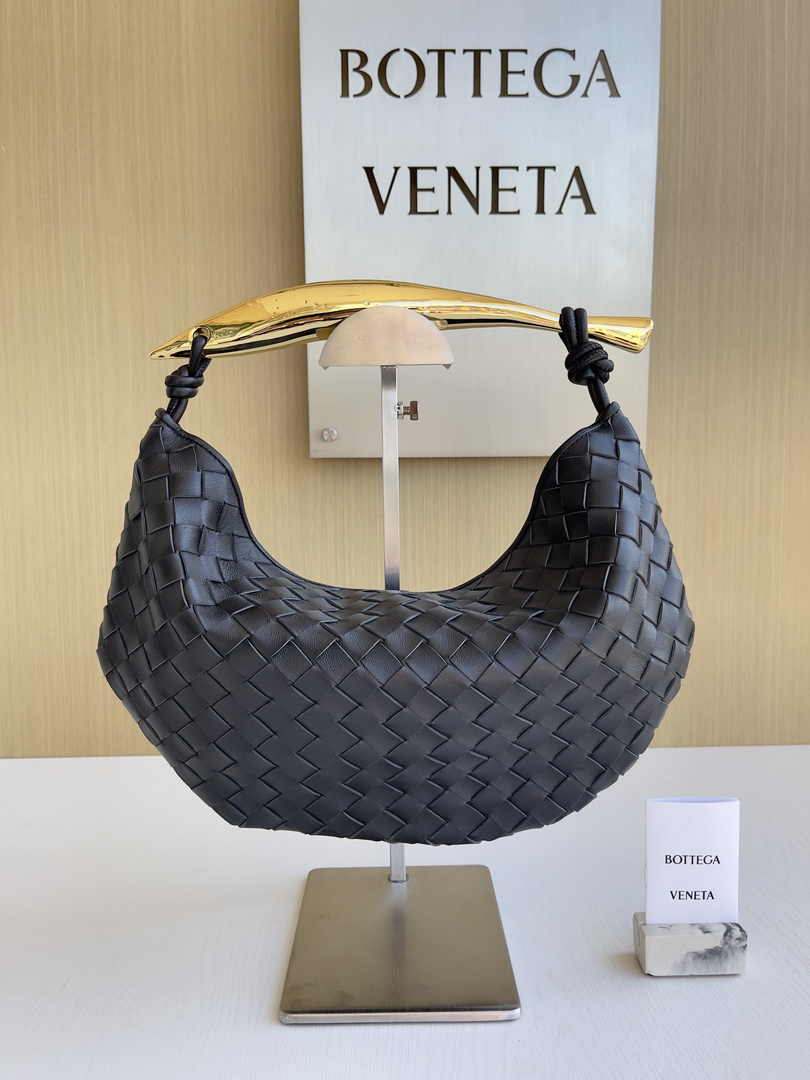 Bottega Veneta Sardine 716082 Lambskin Black